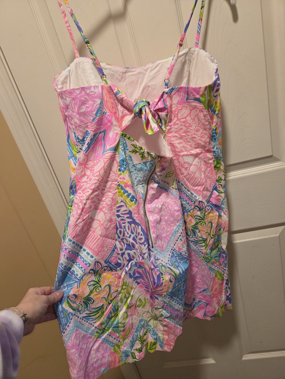Lilly Pulitzer Shelli Stretch Dress In Block Party 14 Worn Once - Picture 2 of 4